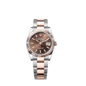 Rolex Datejust Replica 36 mm Chocolate Dial 126231 Oyster Luxury Watch for Men