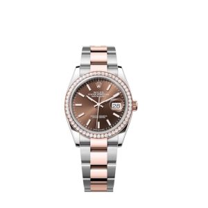 Rolex Datejust Superclone Replica 126281RBR Luxury 36 mm Chocolate Dial