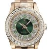 Rolex Datejust 28mm Green Dial Replica Luxury Women's Watch