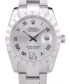 Rolex Datejust Replica 36mm Silver Dial Luxury Automatic Men's Watch