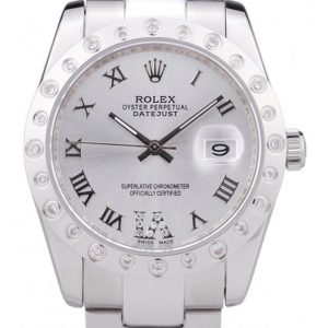 Rolex Datejust Replica 36mm Silver Dial Luxury Automatic Men's Watch