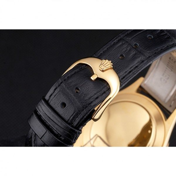 Superclone Rolex Cellini Replica 38mm Black Dial Luxury Watch for Men - Image 6
