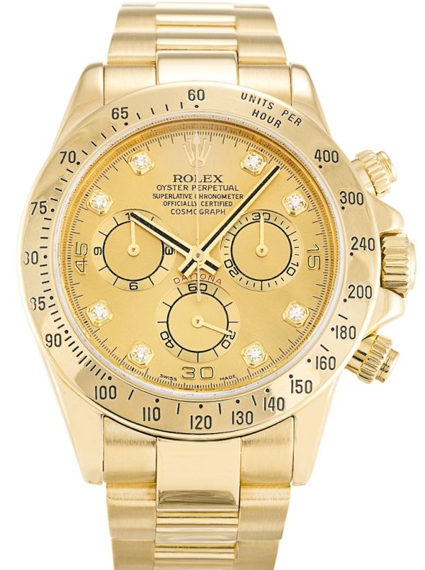 Rolex Daytona Replica 40mm Champagne Dial 116528 Luxury High Quality Timepiece