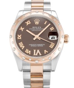 Replica Rolex Lady-Datejust 31mm Chocolate Dial 178341 Luxury High-Quality Women's Watch