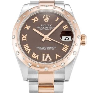 Replica Rolex Lady-Datejust 31mm Chocolate Dial 178341 Luxury High-Quality Women's Watch