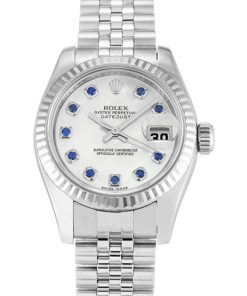 Rolex Lady-Datejust Replica 26mm Mother Of Pearl White Dial 179174 - Luxury High Quality Women's Watch