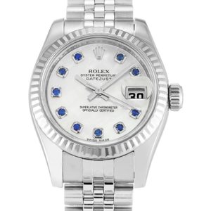 Rolex Lady-Datejust Replica 26mm Mother Of Pearl White Dial 179174 - Luxury High Quality Women's Watch