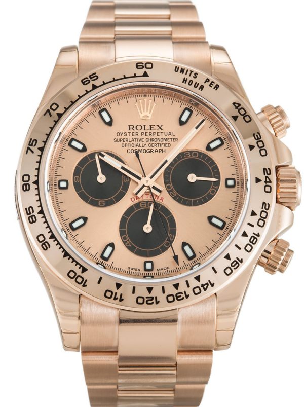 Rolex Daytona Replica 40mm Rose Dial 116505 High-Quality Luxury Watch