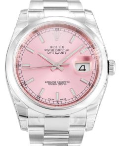 Rolex Datejust Replica 36mm Pink Dial 116200 Luxury High Quality Watch