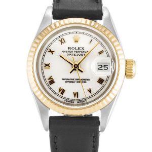 Rolex Lady-Datejust Replica 26mm White Dial 69173 Luxury High Quality Women's Watch
