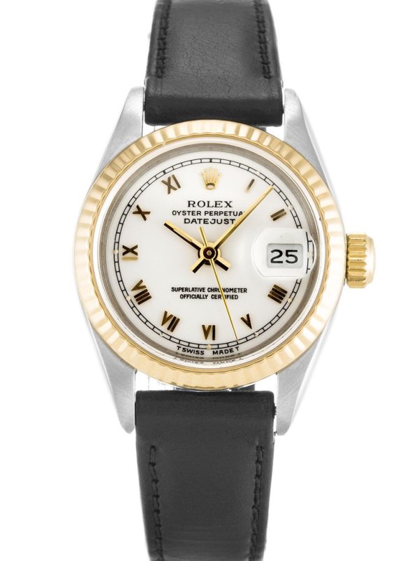 Rolex Lady-Datejust Replica 26mm White Dial 69173 Luxury High Quality Women's Watch