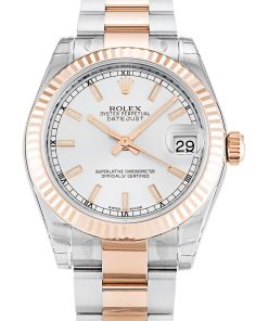 Rolex Datejust Replica Mid-Size 31mm Silver Dial 178271 Luxury Women's Watch