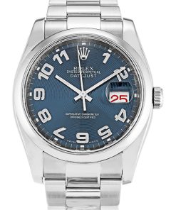 Rolex Datejust Replica 36mm Blue Concentric Dial 116200 Luxury High Quality Watch