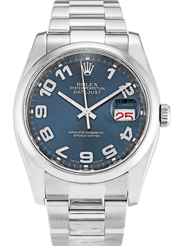 Rolex Datejust Replica 36mm Blue Concentric Dial 116200 Luxury High Quality Watch