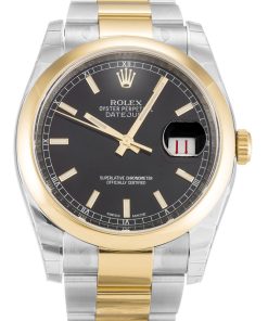 Replica Rolex Datejust 36mm Black Dial 116203 Luxury Automatic Men's Watch