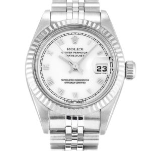 Rolex Lady-Datejust 26mm White Dial 69174 Replica Luxury High-Quality Women's Watch