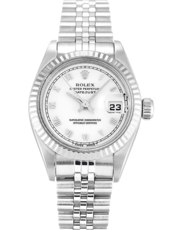 Rolex Lady-Datejust 26mm White Dial 69174 Replica Luxury High-Quality Women's Watch