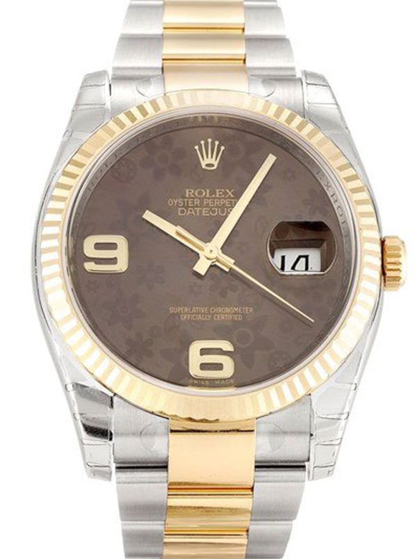 Rolex Replica Datejust 36mm Floral Dial 116233 Luxury Men's Watch
