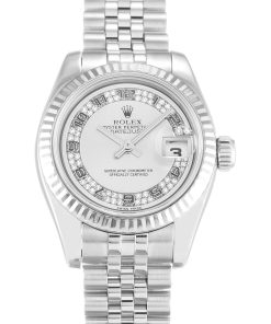 Rolex Lady-Datejust Replica 179174 Silver Dial 26mm Luxury Women's Watch