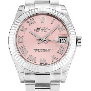 Rolex Lady-Datejust Replica 31mm Pink Dial Luxury Women's Watch