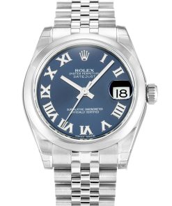 Rolex Lady-Datejust Replica 30mm Blue Dial Automatic Women's Luxury Watch