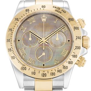 Rolex Daytona Replica 40mm Mother of Pearl Black Dial 116523 - Luxury Men's Watch