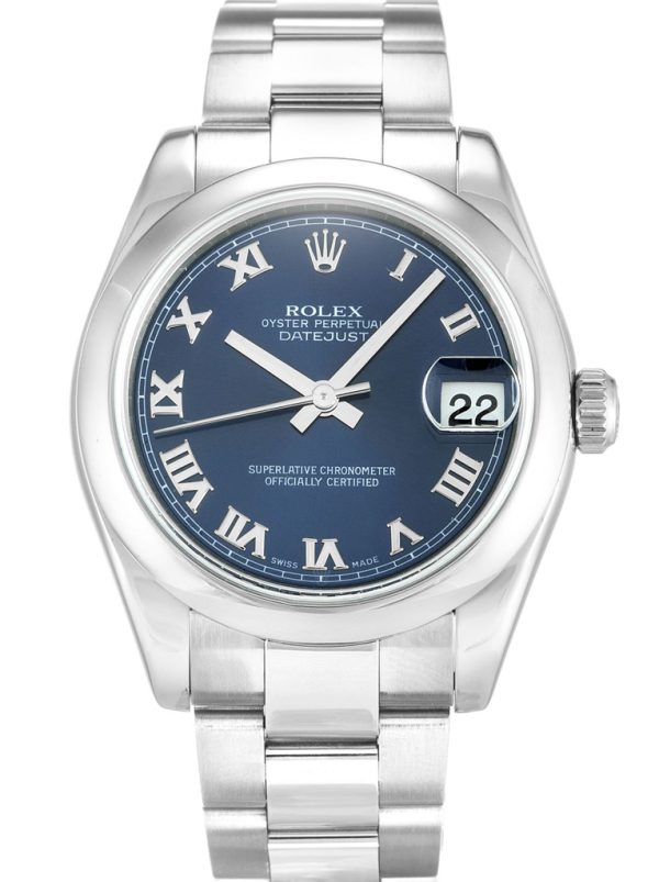 Rolex Replica Lady-Datejust 31mm Blue Dial Luxury Automatic Women's Watch 178240