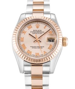 Rolex Lady-Datejust 26mm Replica Rose Dial 179171 Luxury High Quality Ladies Watch