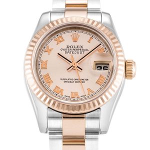 Rolex Lady-Datejust 26mm Replica Rose Dial 179171 Luxury High Quality Ladies Watch