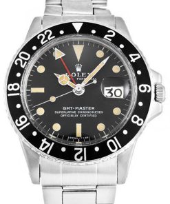 Rolex GMT-Master Replica 1675 Black Dial 40mm Luxury Watch for Men