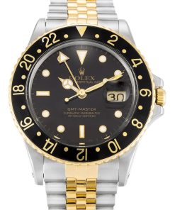 Rolex GMT-Master Replica 38mm Black Dial 16753 Luxury High Quality Watch