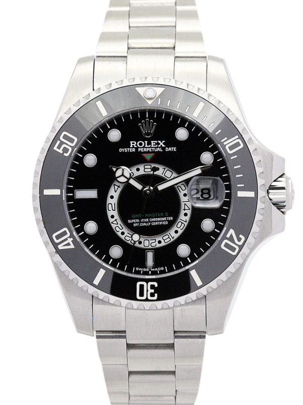 Rolex GMT-Master Replica 40mm Black Dial Luxury Automatic Men's Watch