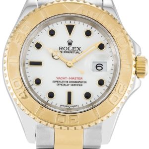 Rolex Yacht-Master Replica 40mm White Dial 16623-2 Luxury Men's Watch