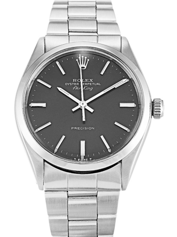 Rolex Air-King Replica 34mm Grey Dial Luxury Watch - High Quality Timepiece