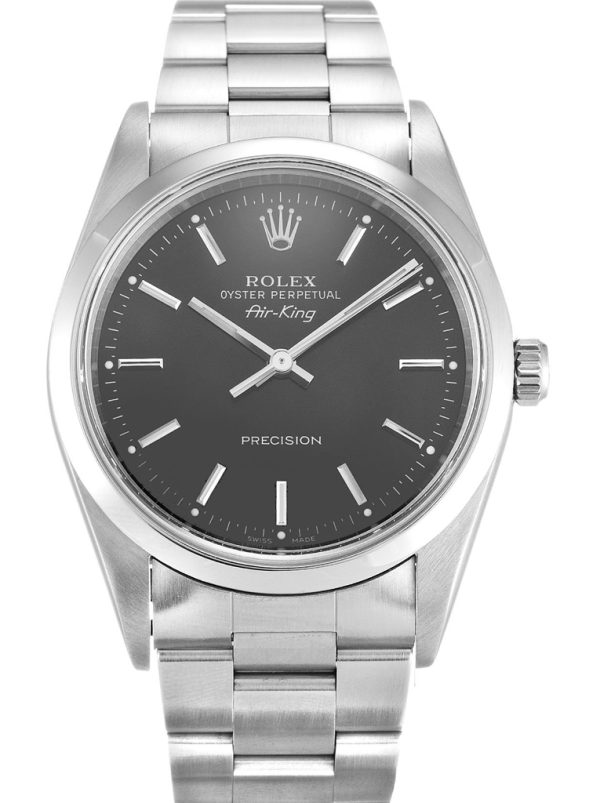 Rolex Air-King Replica 34mm Black Dial Luxury Watch - High Quality Men's Timepiece