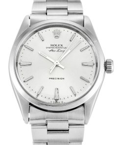 Replica Rolex Air-King Silver Dial 34mm Luxury Watch - High Quality Timepiece for Collectors