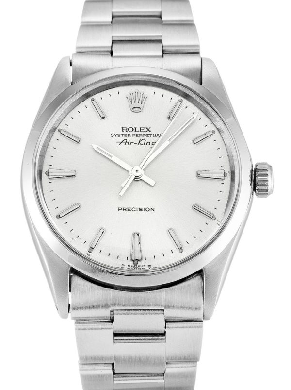 Replica Rolex Air-King Silver Dial 34mm Luxury Watch - High Quality Timepiece for Collectors
