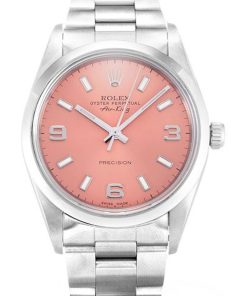Rolex Air-King Replica 34mm Pink Dial Luxury Automatic Watch for Men and Women