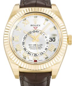 Rolex Sky-Dweller Replica 42mm Automatic Silver Dial 326138 Luxury Men's Watch