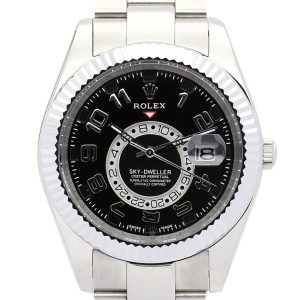 Rolex Sky-Dweller Replica 42mm Black Dial 326938 Luxury Men's Watch