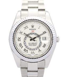 Rolex Sky-Dweller Replica 42mm White Dial 326938 Luxury Men's Watch