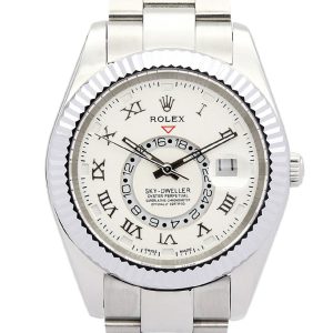 Rolex Sky-Dweller Replica 42mm White Dial 326938 Luxury Men's Watch