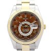 Rolex Sky-Dweller Replica 42mm Brown Dial 326938-2 Luxury Men's Watch