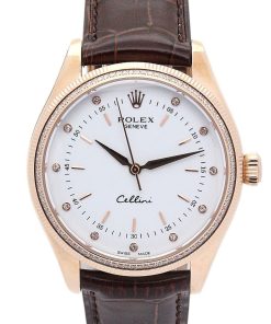 Rolex Cellini Replica 40mm White Dial Luxury Watch for Men