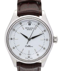 Rolex Cellini Replica 25mm White Dial Luxury Watch for Women