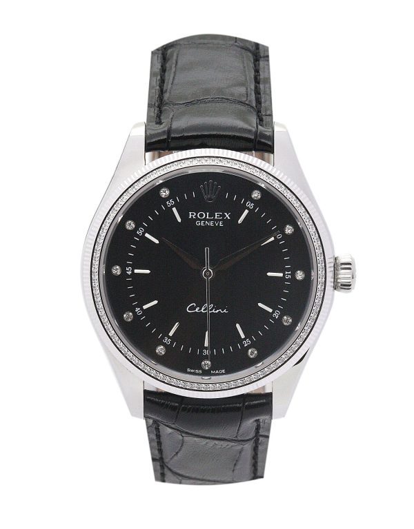 Rolex Cellini Replica 39.5mm Black Dial Luxury Watch for Men - Image 5