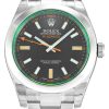 Rolex Milgauss Replica 40mm Black Dial 116400GV Luxury High Quality Timepiece