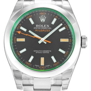 Rolex Milgauss Replica 40mm Black Dial 116400GV Luxury High Quality Timepiece