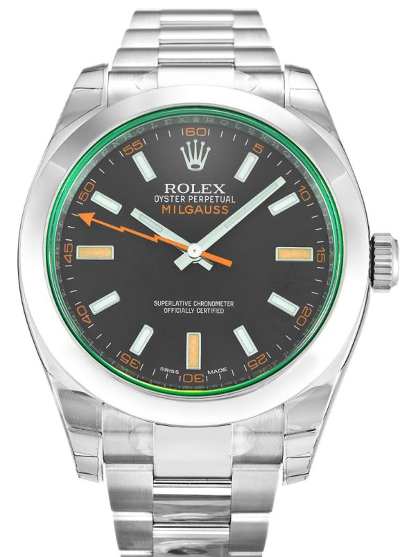 Rolex Milgauss Replica 40mm Black Dial 116400GV Luxury High Quality Timepiece