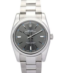 Rolex Oyster Perpetual Replica Lady 31mm Black Dial Luxury Watch - Women??s Timepiece 177200-2